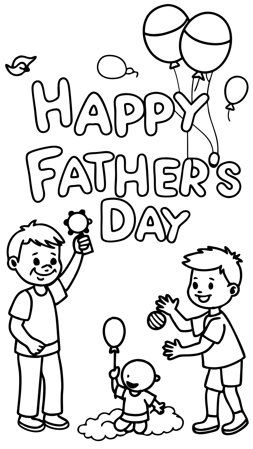 fathers day coloring pages